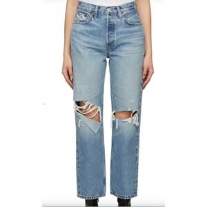 Re/Done Jeans Low Slung Crop Orginal Rigid Light 14